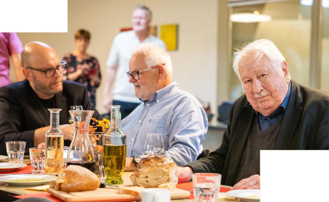 Two women laughing together